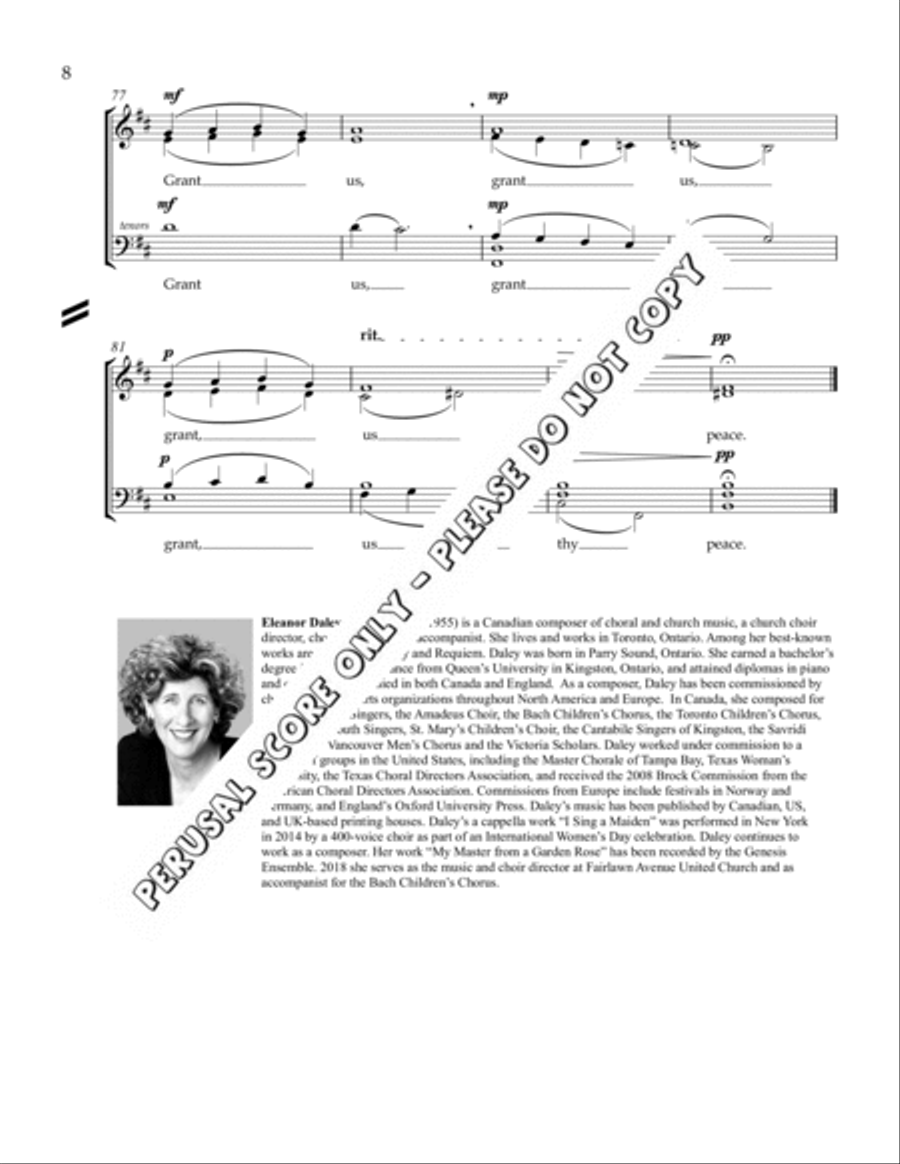 Missa Brevis Missa Brevis 4-Part scores gallery preview page 8