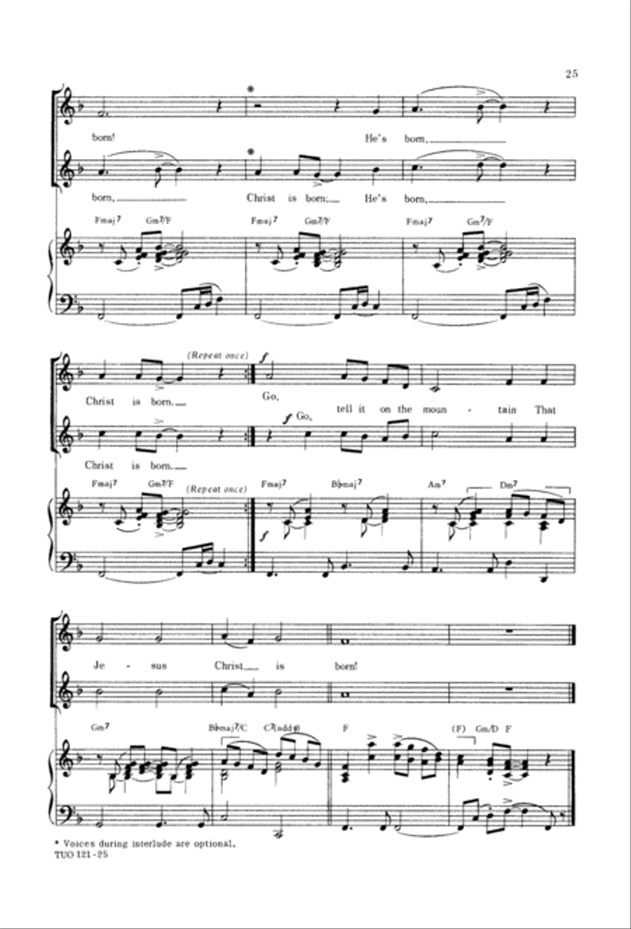 Christmasing 2-Part scores gallery preview page 27