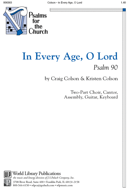 In Every Age, O Lord: Psalm 90