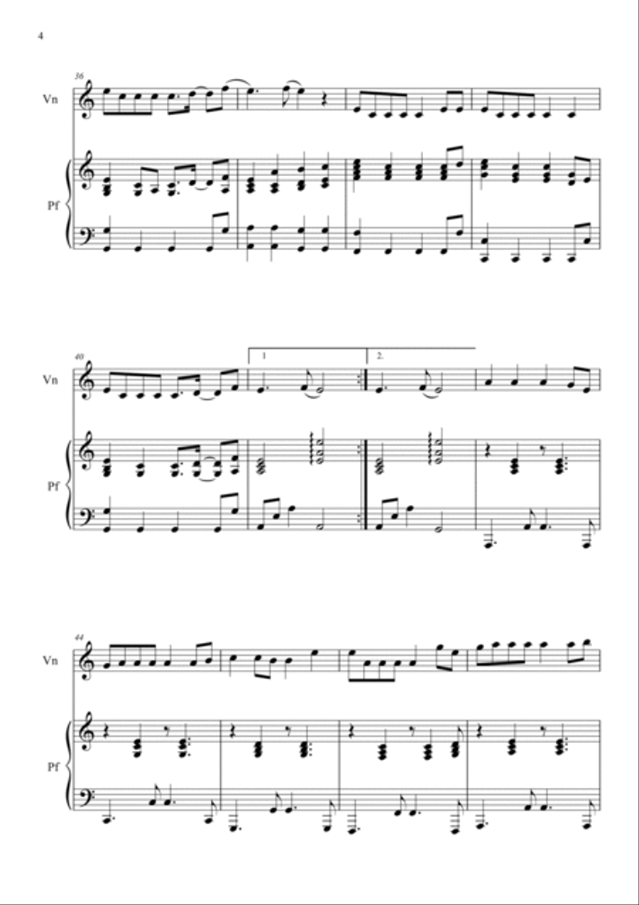 As If It's Your Last As If It's Your Last Violin Solo scores gallery preview page 4