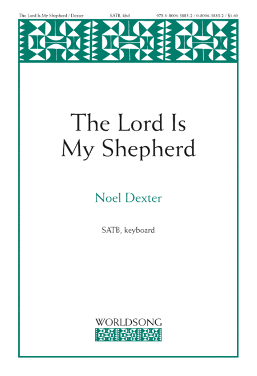 The Lord Is My Shepherd 4-Part scores gallery preview page 1