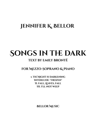Songs in the Dark - song cycle for medium voice and piano (optional synth and electric bass)