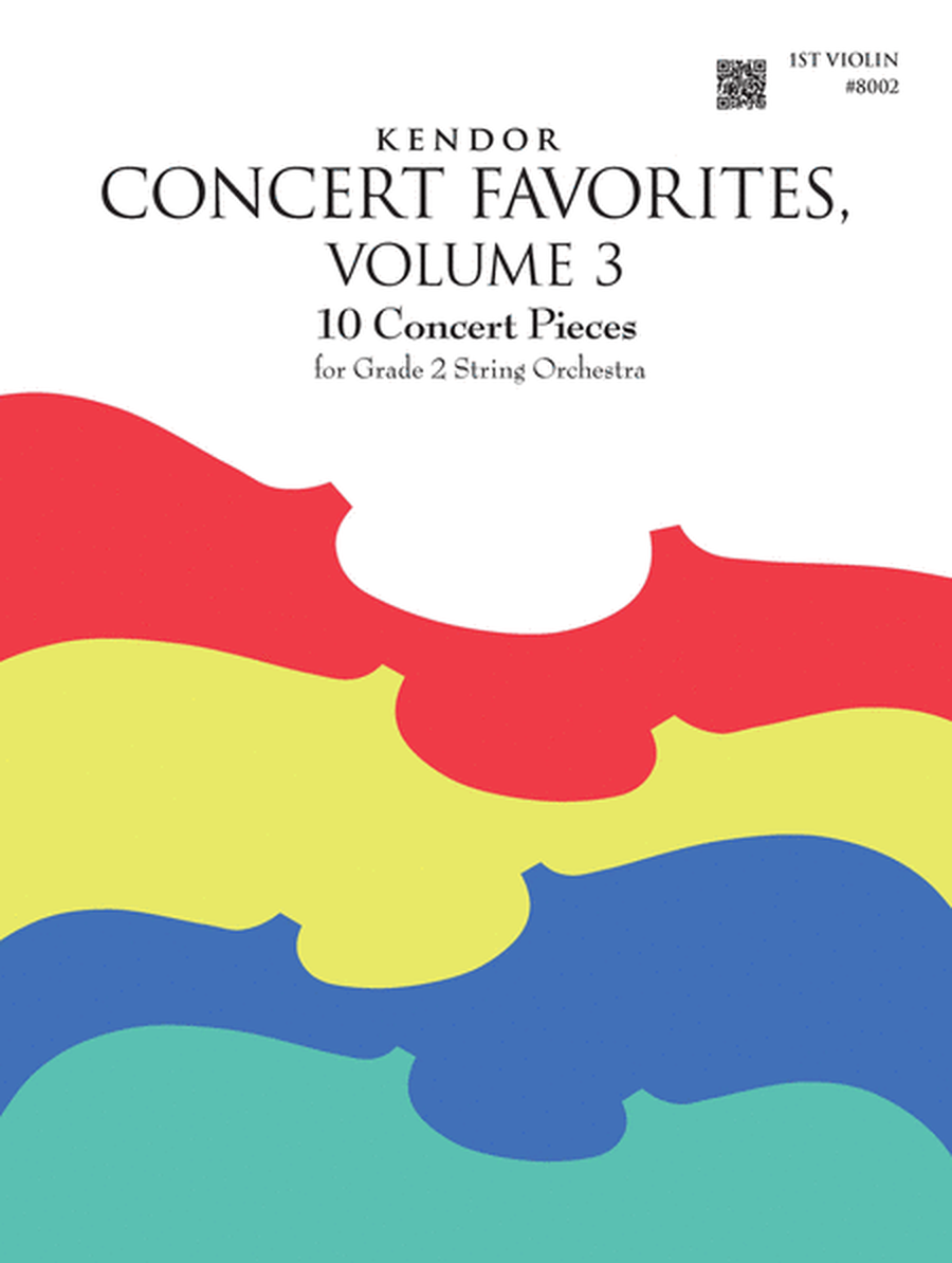 Kendor Concert Favorites, Volume 3 - 1st Violin
