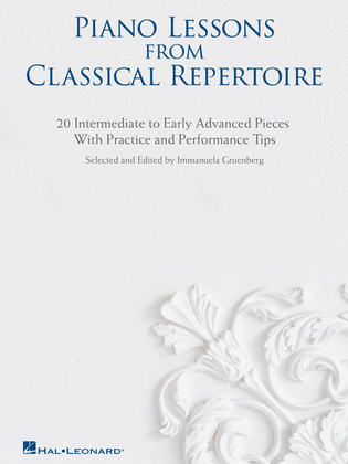 Book cover for Piano Lessons from Classical Repertoire