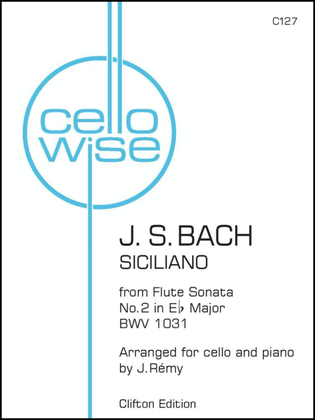 Siciliano from Flute Sonata No. 2
