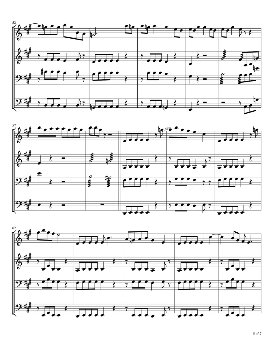 Mississippi Queen Mississippi Queen Brass Ensemble scores gallery preview page 6