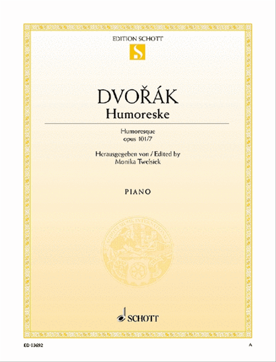 Humoresque, Op. 101/7 Piano Solo scores gallery preview page 1