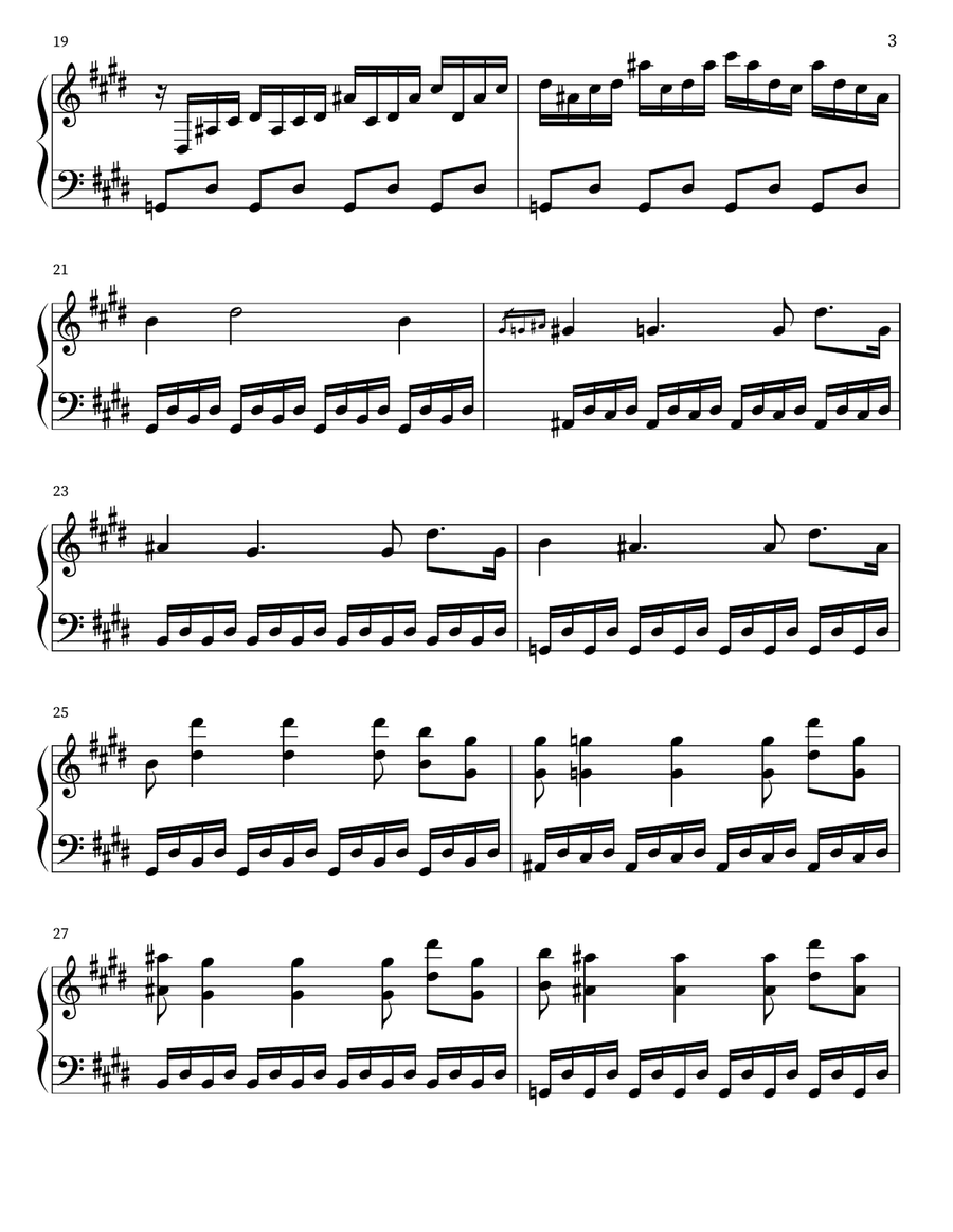 Moonlight Sonata 3rd Movement Piano scores gallery preview page 3