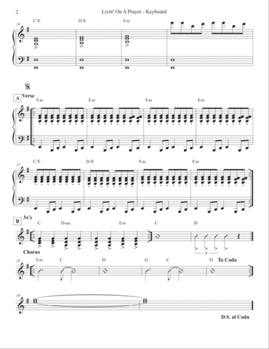 Livin' On A Prayer String Duet scores gallery preview page 3