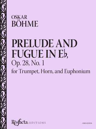 Prelude and Fugue in E-flat, Op. 28, No. 1 for Brass Trio