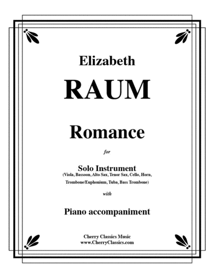 Romance for Solo Instrument with Piano Accompaniment image number null