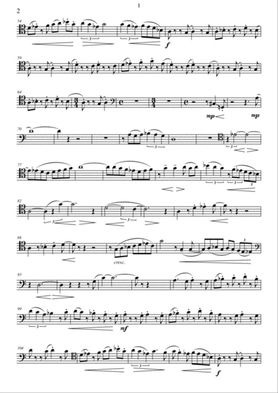 Trombone quartet n°1 