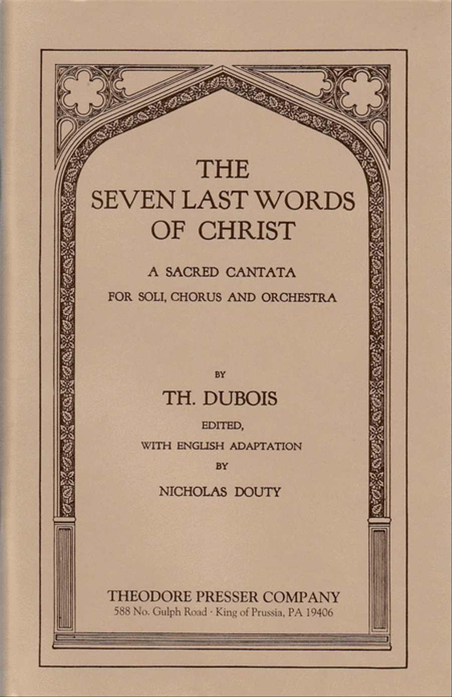 The Seven Last Words Of Christ Choir scores gallery preview page 1