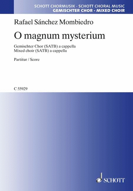 O Magnum Mysterium Satb A Cappella, Latin