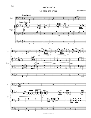 "Lenten Suite" for Cello and Organ