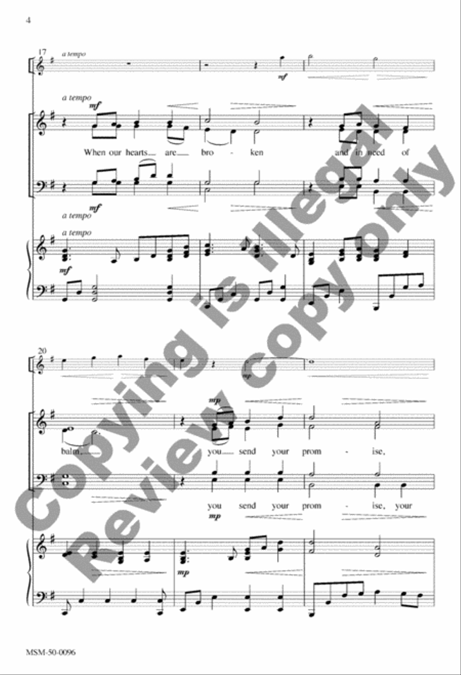 Long-Expected Dawn 4-Part scores gallery preview page 4