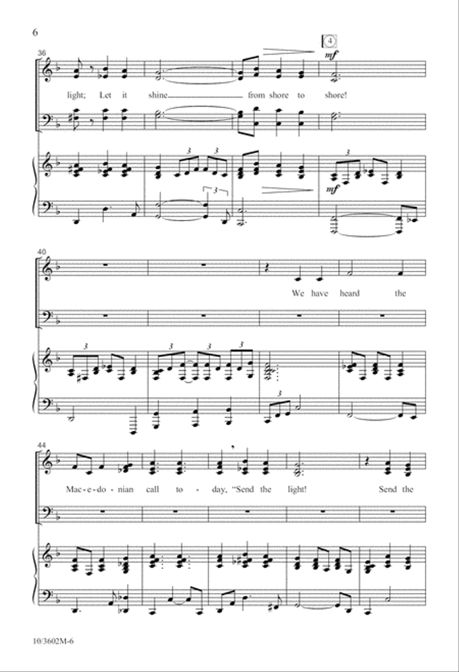 Send the Light 4-Part scores gallery preview page 7