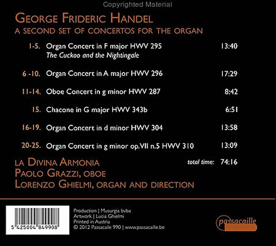 Volume 2: Organ Concertos