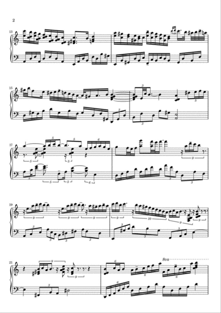 Remains From The Past Remains From The Past Piano Solo scores gallery preview page 2