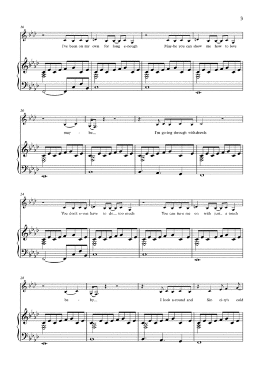 Blinding Lights Voice scores gallery preview page 3