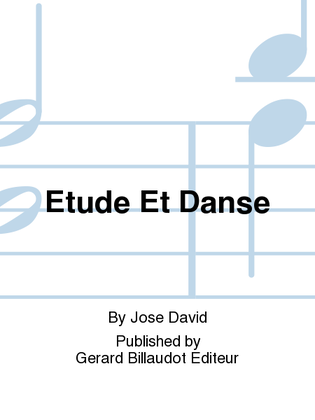 Book cover for Etude Et Danse