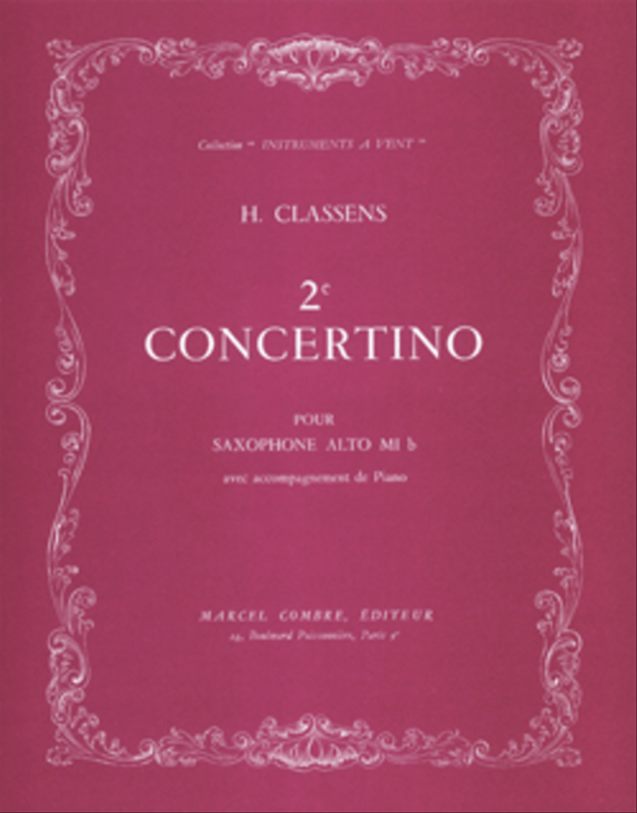 Concertino No. 2 Piano Accompaniment scores gallery preview page 1