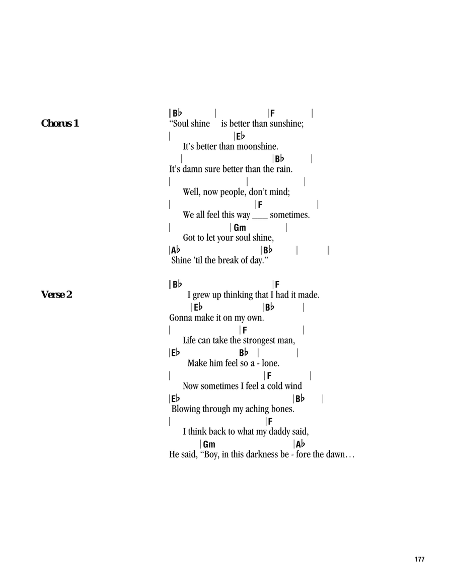 Soul Shine Acoustic Guitar scores gallery preview page 2