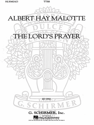 Book cover for The Lord's Prayer