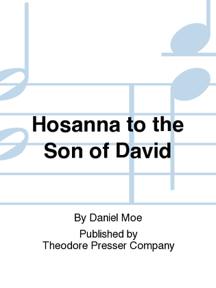 Book cover for Hosanna To the Son of David