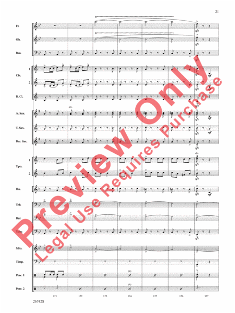 A Christmas Festival A Christmas Festival Concert Band scores gallery preview page 22