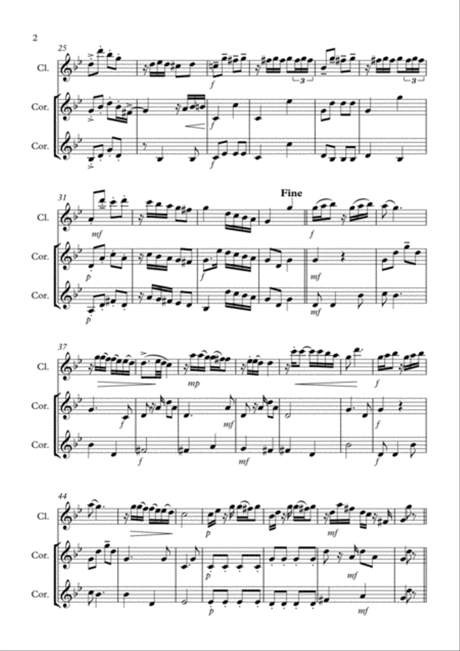 La Cumparsita Brass Ensemble scores gallery preview page 2