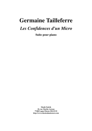 Book cover for Germaine Tailleferre: Les Confidences d'un Micro for piano