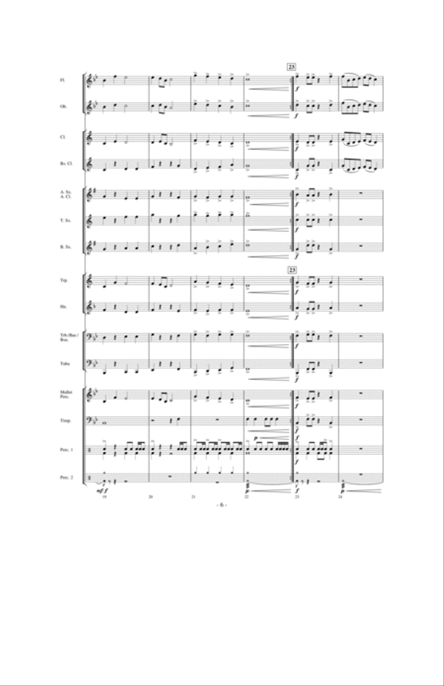 Valiance: A Heroic Overture for Band Concert Band scores gallery preview page 5