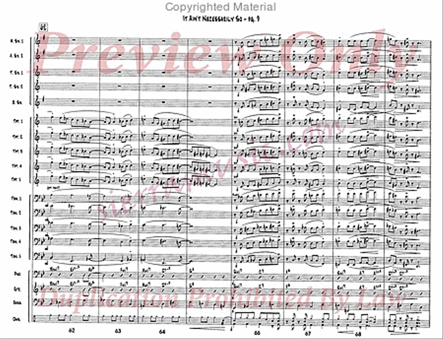 It Ain't Necessarily So Jazz Ensemble scores gallery preview page 10