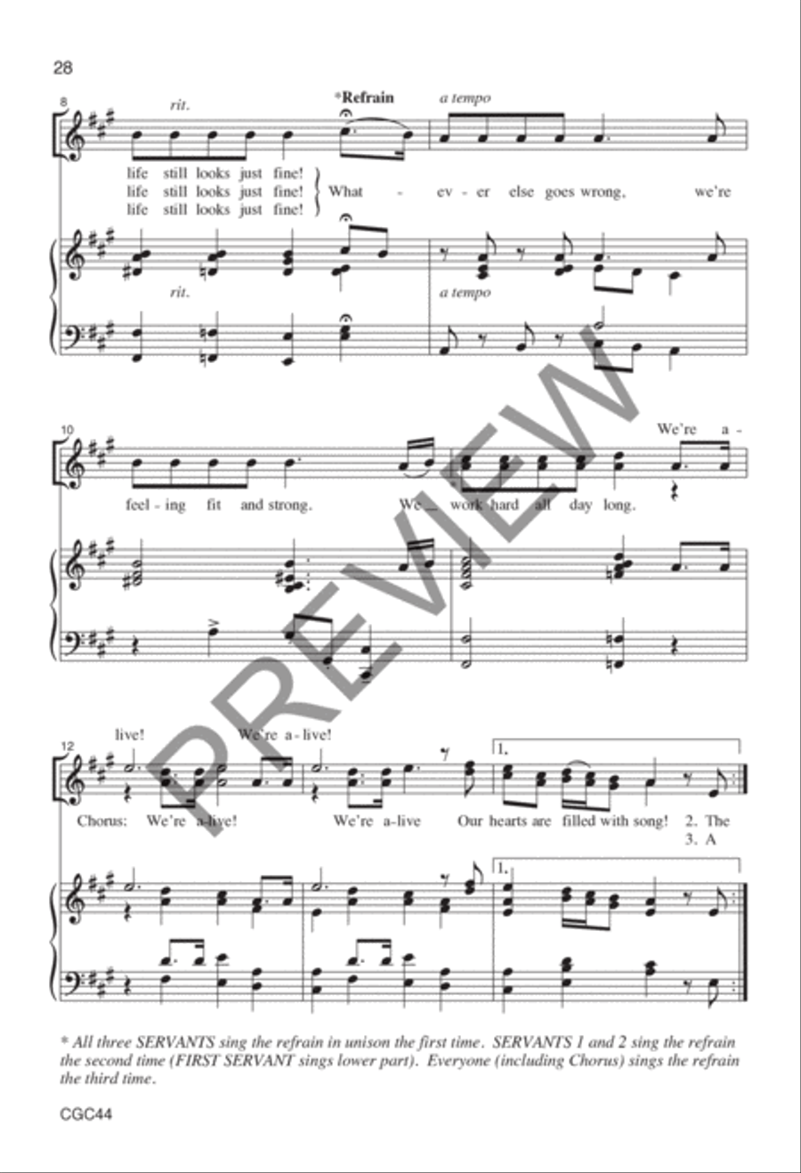 By the Sea Preview Kit (Score & CD) Choir scores gallery preview page 18