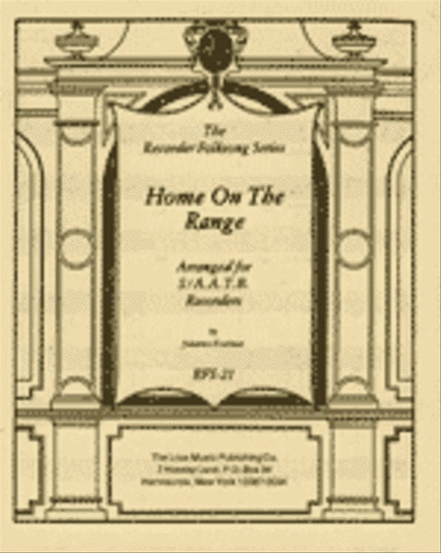 Home on the Range Recorder scores gallery preview page 1