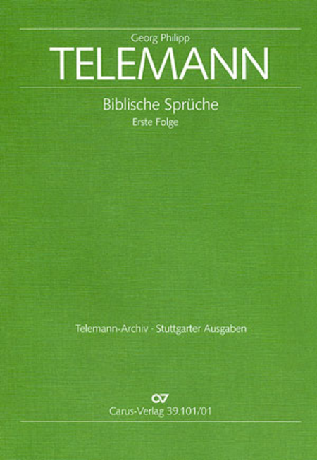 Telemann: Biblische Spruche 1