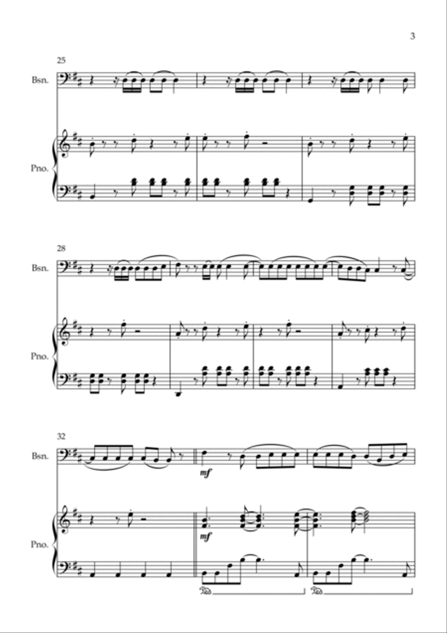 Shivers Bassoon scores gallery preview page 3