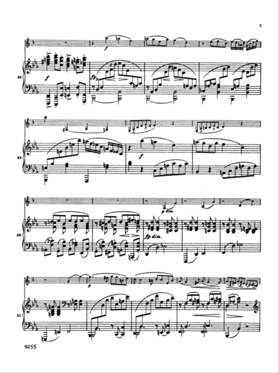Brahms: Sonata No. 2 in E flat Major, Op. 120 Piano scores gallery preview page 5