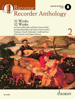 Book cover for Baroque Recorder Anthology 2