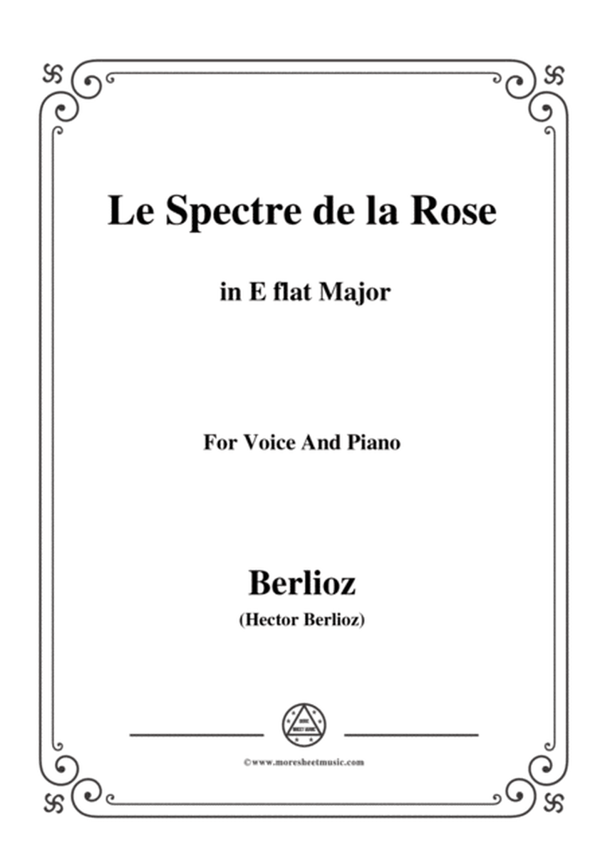 Berlioz-Le Spectre de la Rose in E flat Major，for voice and piano image number null