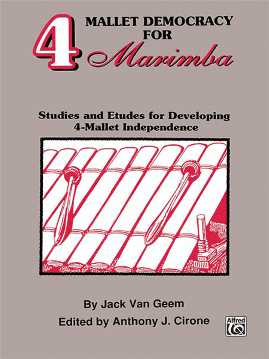 4 Mallet Democracy for Marimba Marimba scores gallery preview page 1