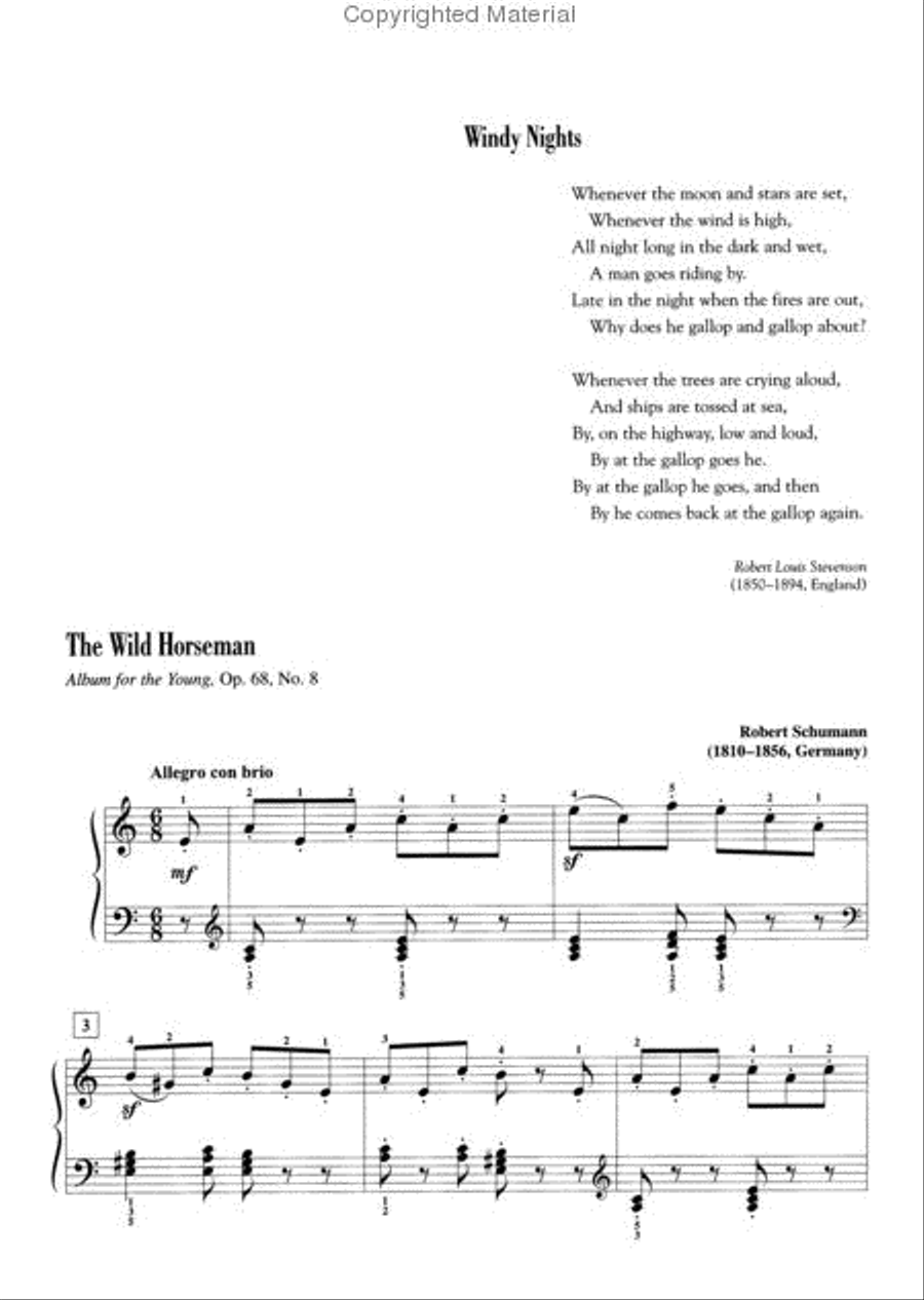 Piano Literature for a Dark and Stormy Night - Vol. 1 Piano Method scores gallery preview page 2