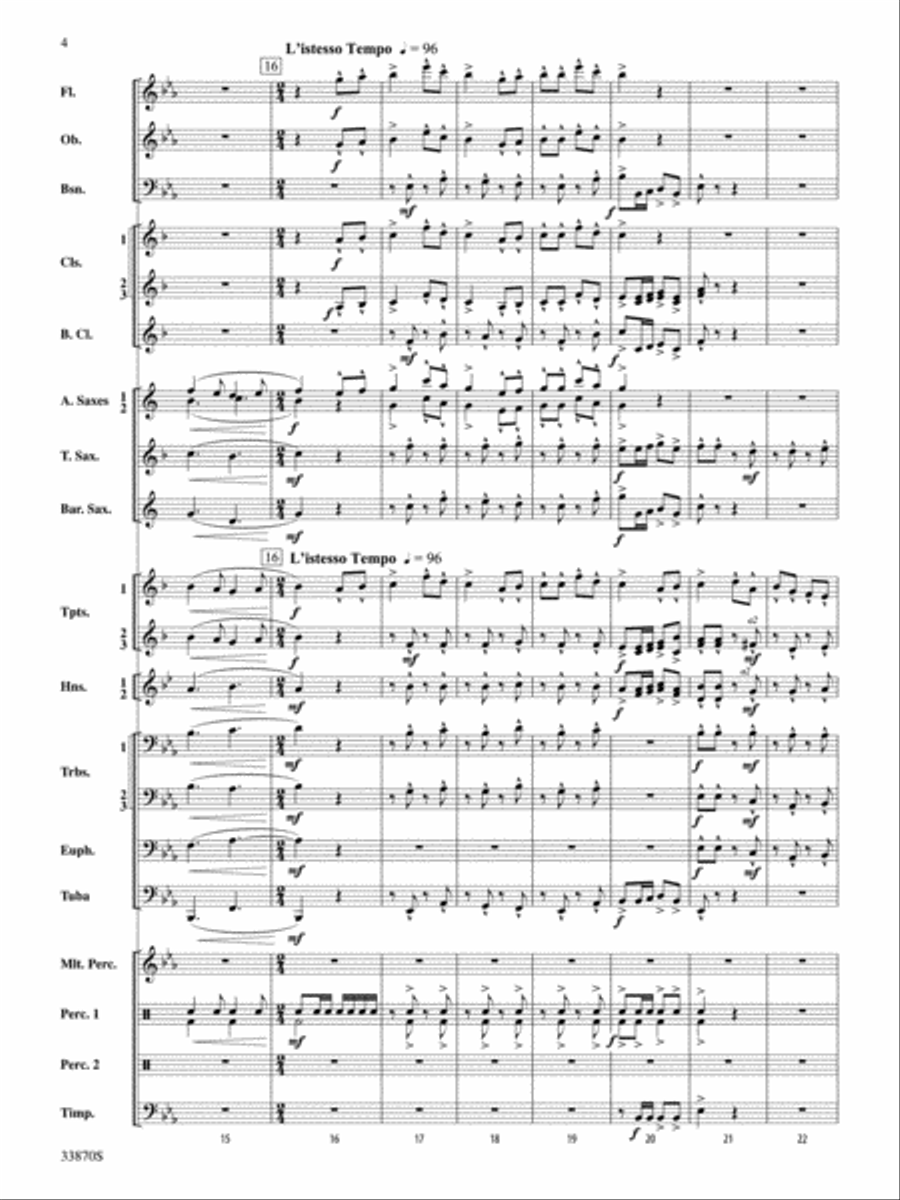 Carols of the Season Concert Band scores gallery preview page 4