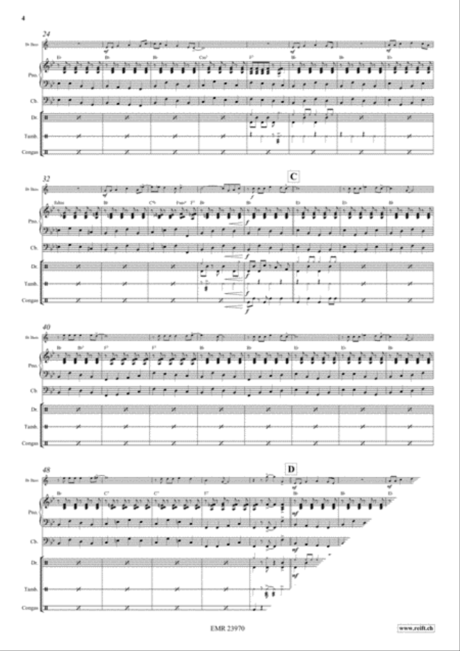 Let's Do The Jive Bass Guitar scores gallery preview page 4
