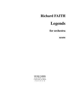 Book cover for Legends for orchestra