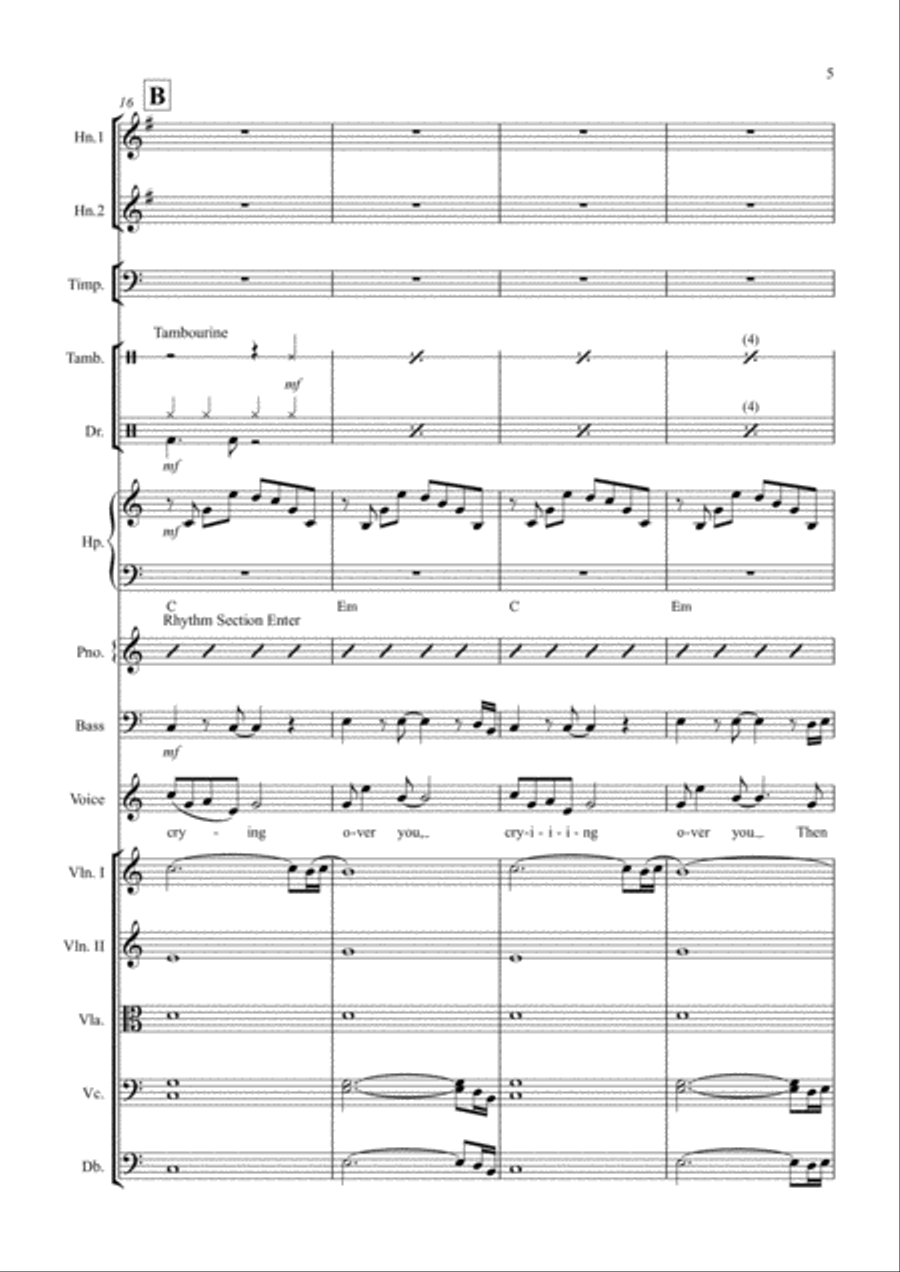 Crying Crying Horn scores gallery preview page 5
