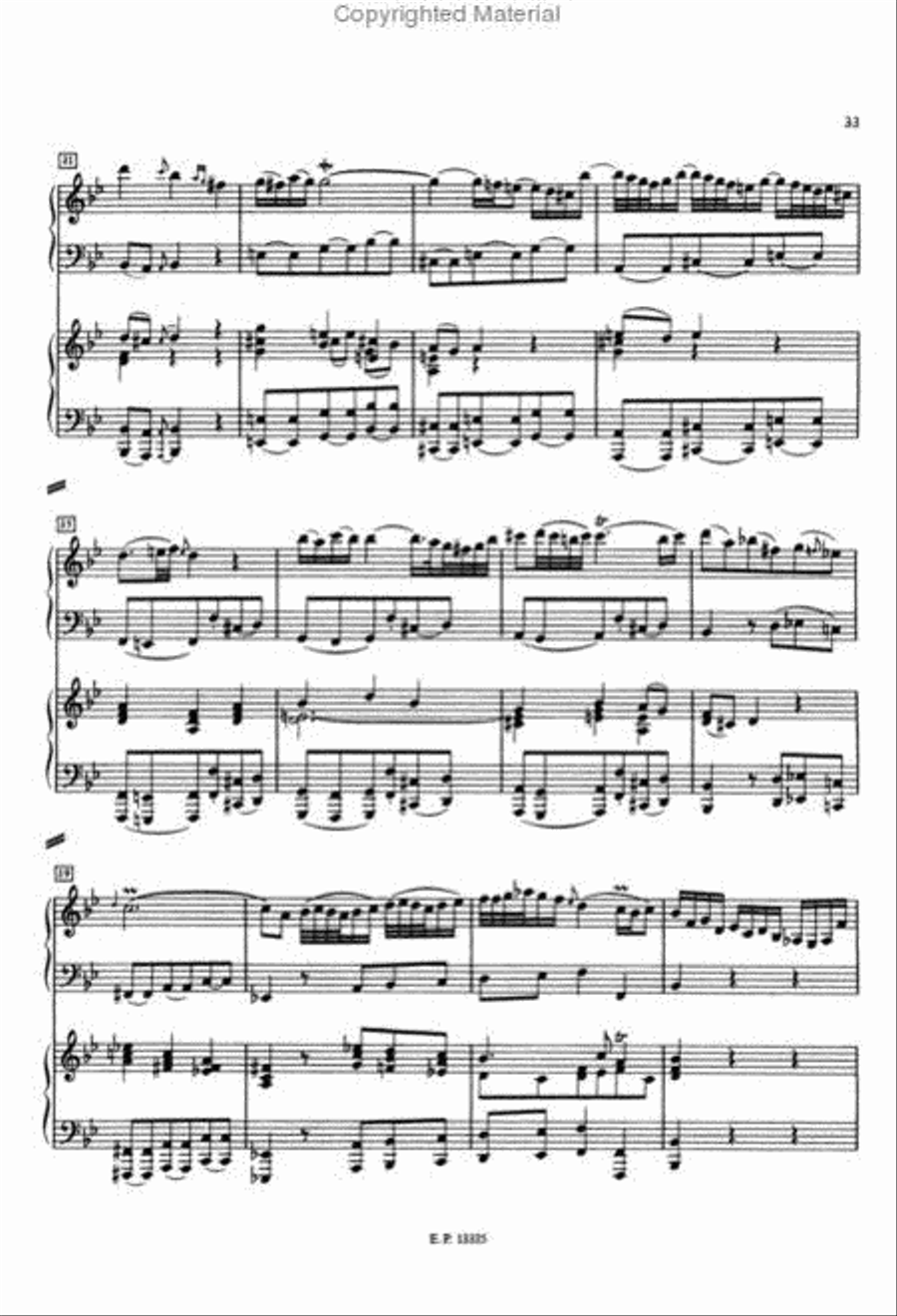 Piano Concerto In D Minor, BWV 1052 2 Pianos, 4-Hands scores gallery preview page 3