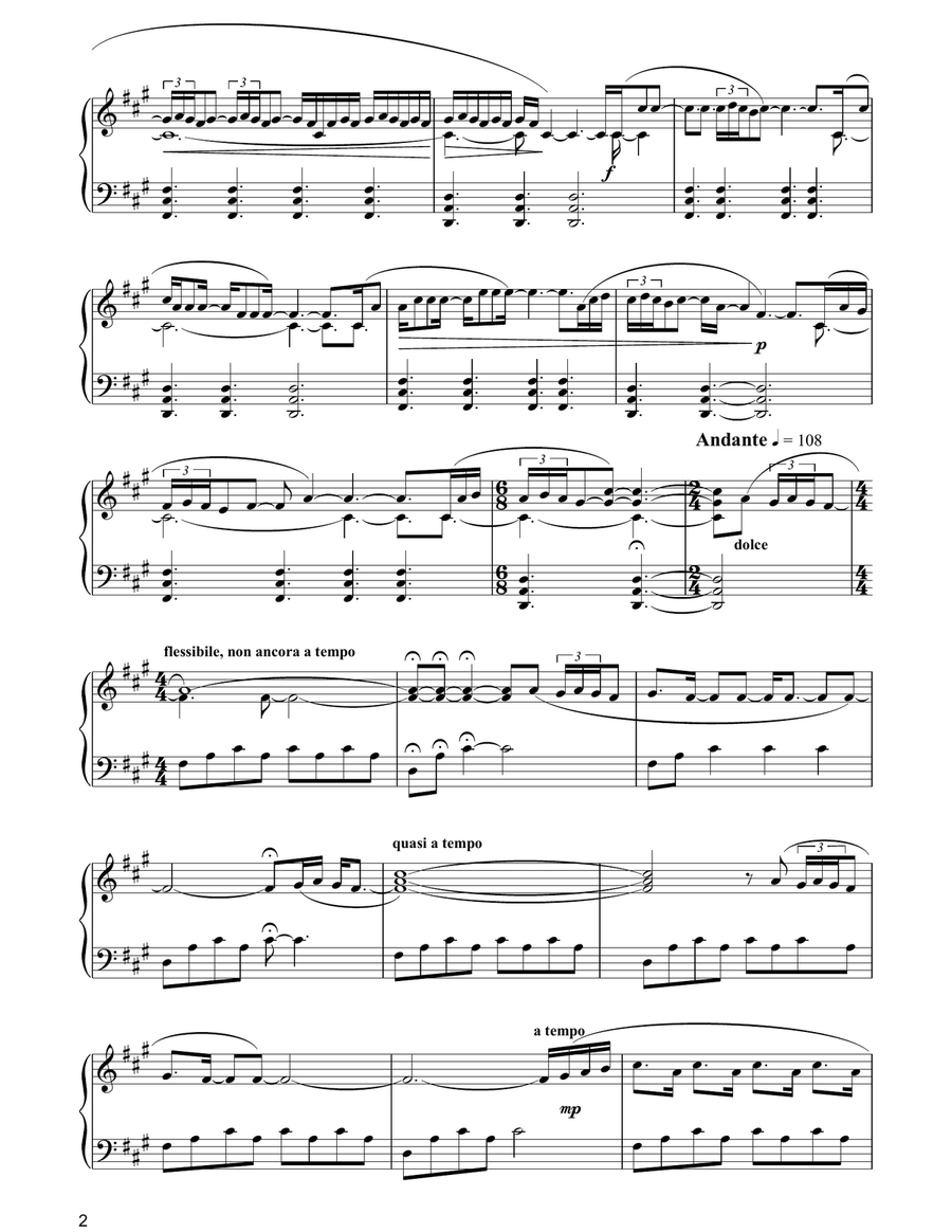 Ritornare Piano Solo scores gallery preview page 2