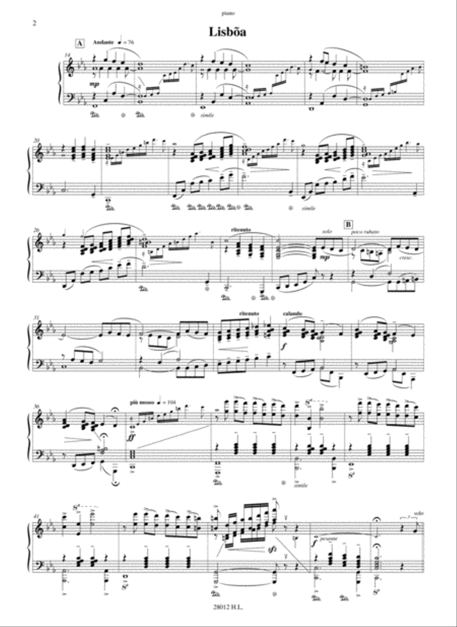 Memorias (Triptico) Saxophone scores gallery preview page 3
